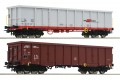 76076 Roco Set of 2 Gondola cars type Eanos and Eaos (with Load)